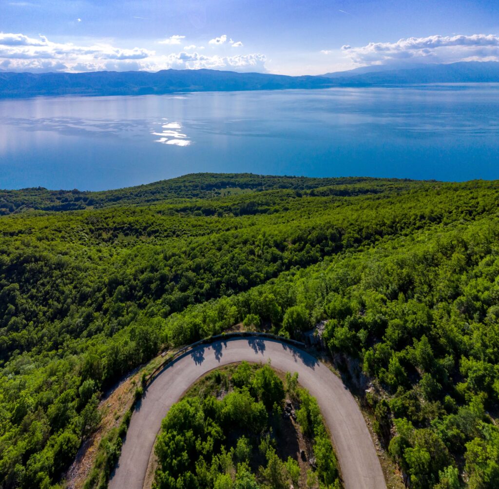 National Park Galicica, North Macedonia.