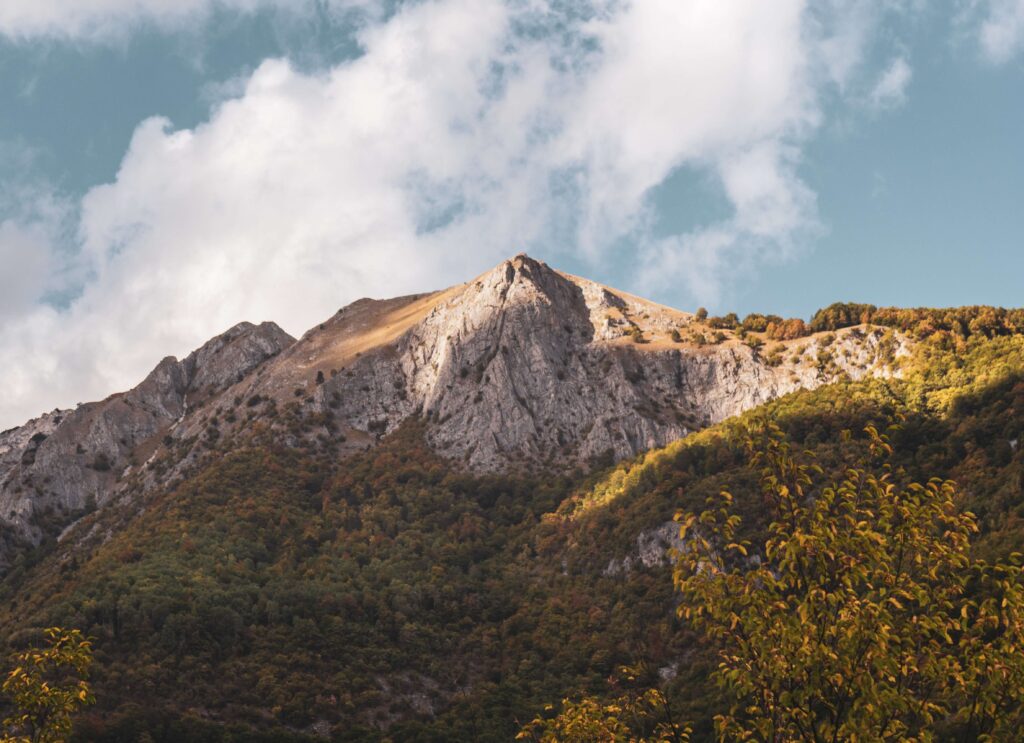 olunska Glava, the highest mountain peak of Jakupica Mountain.